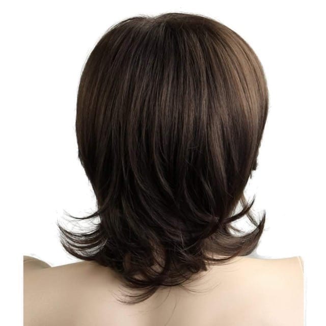 Back view of a medium layered men’s piece